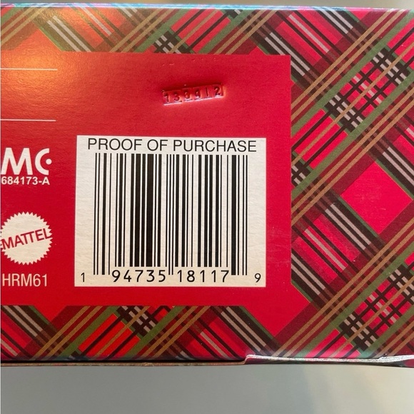 Barbie Signature 2024 Holiday Blonde Doll - Plaid Gown Collector Edition Mattel - Picture 7 of 10